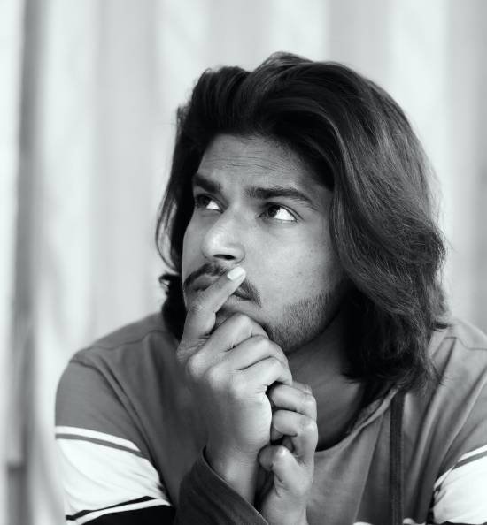 man thinking about decision during therapy